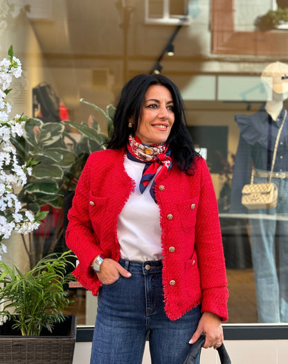 CHAQUETA DOLCE ROJA