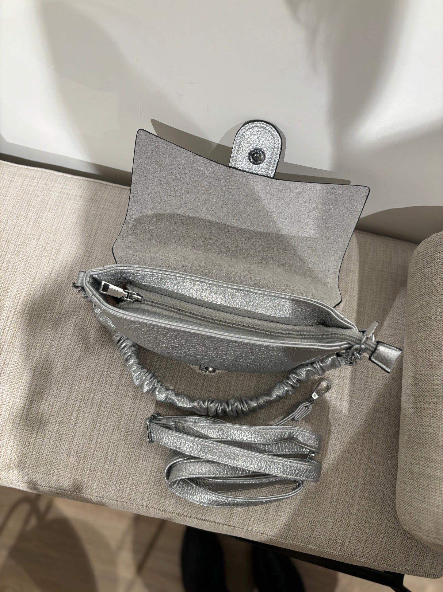 BOLSO ELCHE PLATA