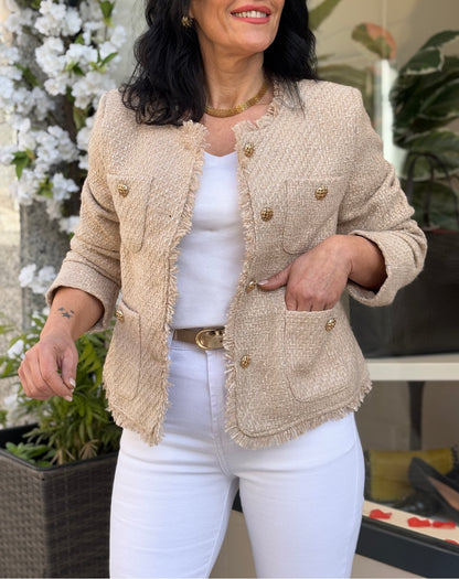 CHAQUETA DOLCE BEIGE